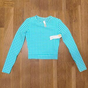 Seea Palomar Crop Top Rashguard In The Marine Colorway Size Small NWT